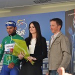 Remise du maillot vert par Pierre Miklic